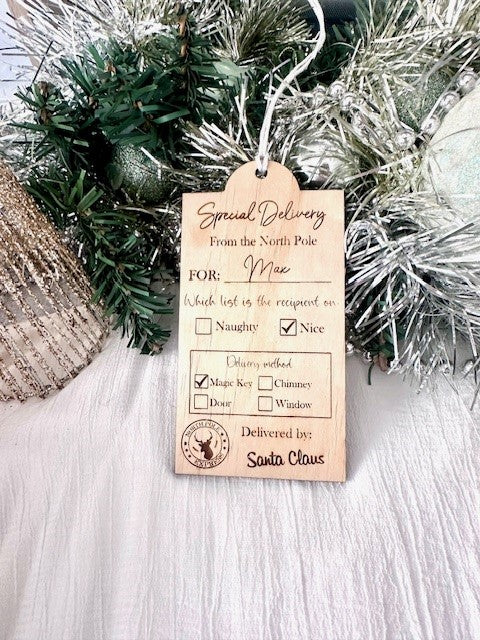 Santa Sack Delivery Tag