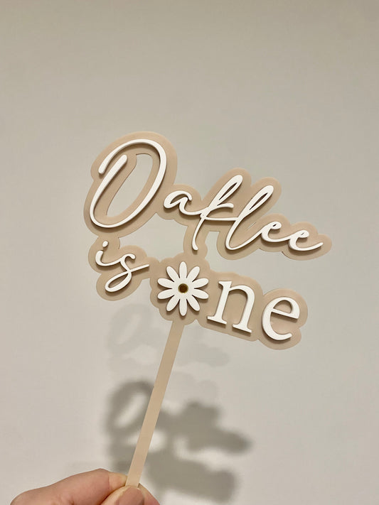 Birthday cake topper